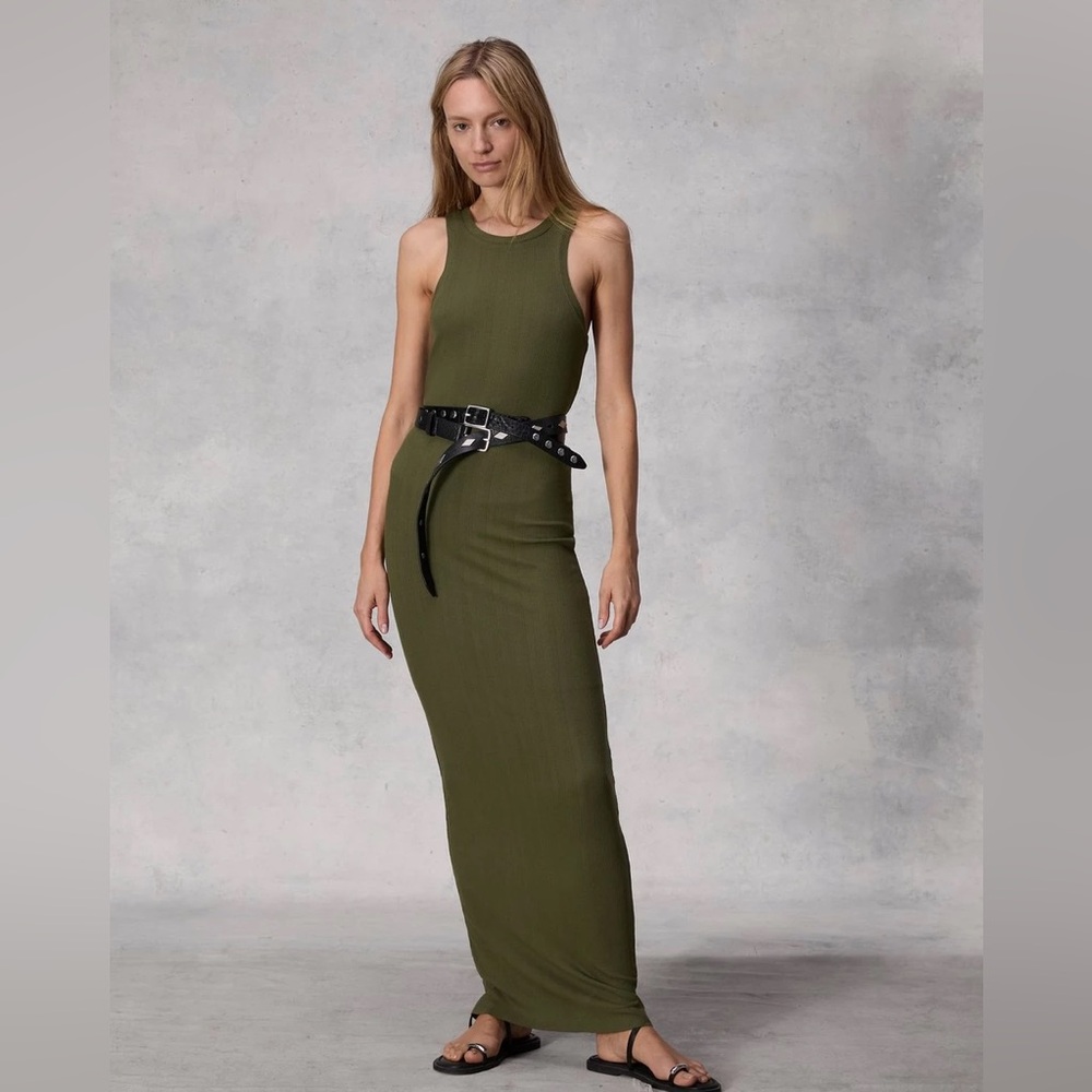 rag & bone olive maxi dress